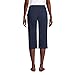 Lands' End Women s Sport Knit Capri Pants Radiant Navy Plus 3X