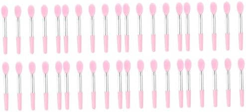 ADOCARN 40 Pcs Lip Mask Spoon Lipgloss Sets for Women Silicone Makeup Applicator Makeup Set Silicone Lip Brush Girl Lipstick Applicator Lip Gloss Applicator Women Makeup Brush Makeup Tool