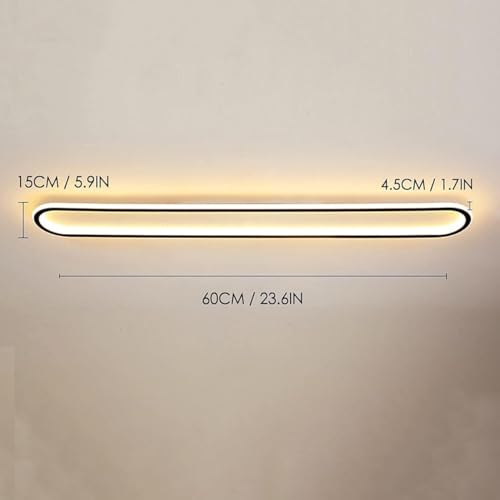 Plafonnier de couloir LED moderne dimmable pour éclairage intérieur de hall d'entrée - 3