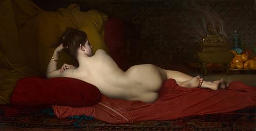 Tableau Odalisque impression d'art PSVDCTOO toile décoration murale 60x90cm