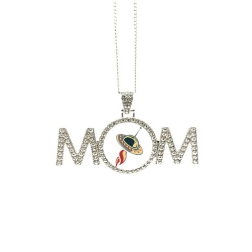Collier monstre extraterrestre OVNI pendentif fantaisie cadeau fête des mères