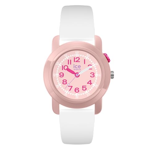ICE-WATCH - Ice Find White - Montre Rose pour Fille avec Bracelet en Silicone - 024914 (Small)