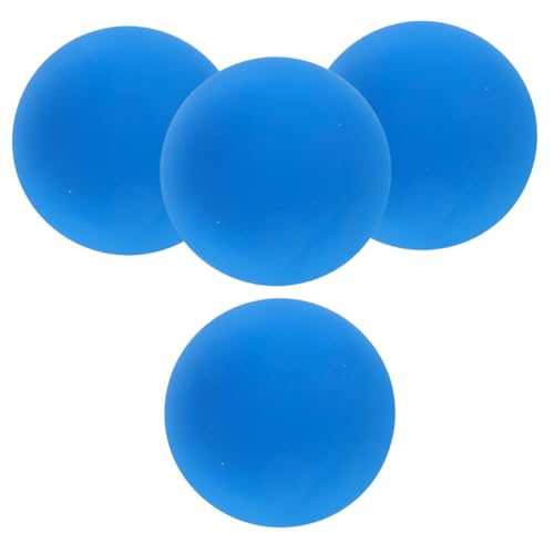 TOYANDONA Lot De 4 Balles De Squash en Caoutchouc pour Entraînement Et Compétition, Très Rebondissantes, pour Enfants Et Adultes, Bleu