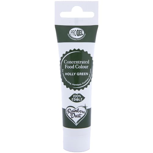 Rainbow Dust Pro-Gel Food Colouring - Holly Green