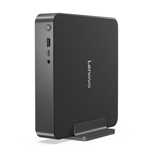 Lenovo IdeaCentre Mini 01Q8X10 Copilot+ PC with Snapdragon X X126100 32GB LPDDR5x 512GB PCIe 4.0 SSD & Adreno Graphics | Windows 11 Home Luna Grey