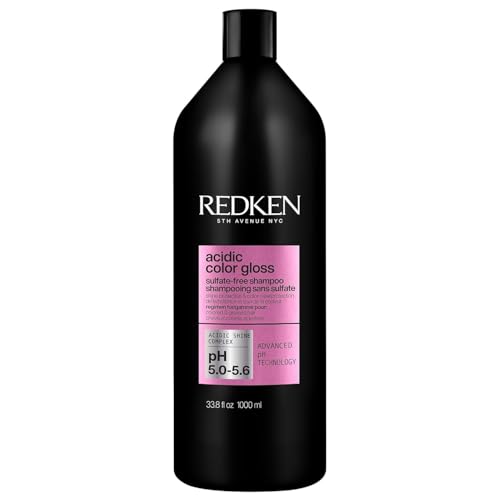 Redken Acidic Color Gloss Sulfate-Free Shampoo for Color Protection and Shine To Help Extend Color & Shine for Color-Treated Hair
