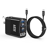 TOPADRE 65W 充電器 Type-C 【2M*Type-Cケーブル·LEDディスプレイ搭載·折りたたみ式プラグ·GaNIII技術】PD 急速充電器 USB-C×2 & USB-A タイプc充電器 PD3.0/QC4+/PPS 規格対応 コンパクト MacBook/Surface/iPad/iPhone/Samsungなど/Android機種対応 出張·旅行 黒色