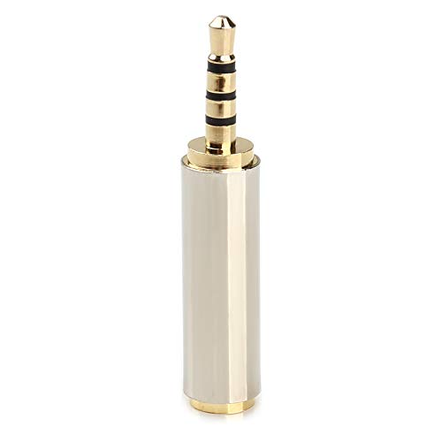 Adaptador de audio macho de 2,5 mm a hembra de 3,5 mm LEOU conector estéreo jack 2 unidades 3