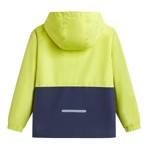 Image of MGEOY Kids Rain Jackets Waterproof with Hood Lightweight Rain Coats for Girls Boys