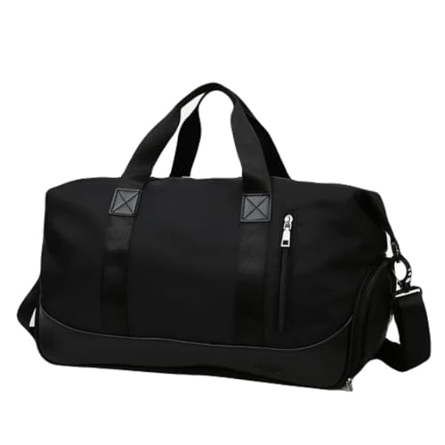 Bolsa Mala Esportiva Masculina Feminina para Academia Viagem Com Porta Tênis Praia Clube Prática De Esportes Premium STECRIS (Preta)