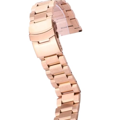 18mm 20mm 22mm 24mm voh uXbg fB[X Y XeXX`[ pvoh Xgbv(Rose Gold,22mm)