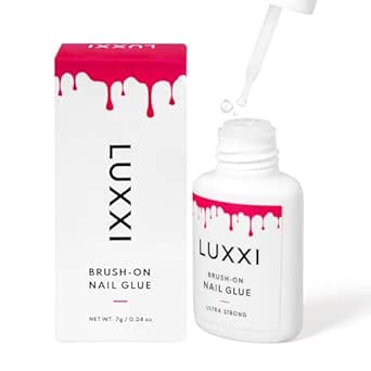 Amazon.com: LUXXI Super Strong Brush On Nail Glue for Press On Nails