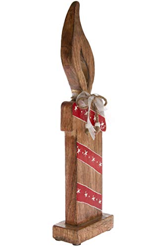 My Flair Christmas Figurine, Wood, red/White, s.h. Artikelmaße - Image 3