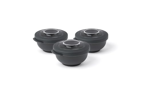 Amuse Foodbowl Tylla Set of 3 | 200 ml | Color Carbón