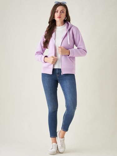 Image of Pivl Women Solid Hooded Jacket for Winter