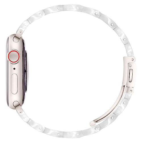 Vamyzji Compatible with Apple Watch Strap 49mm 46mm 45mm 44mm 42mm(S3 2 1),Light Waterproof Fashion Resin Sport iWatch Strap for Apple Watch Series 11 10 9 8 7 6 5 4 3 2 1 iWatch SE Ultra 3 2 1 - Image 4