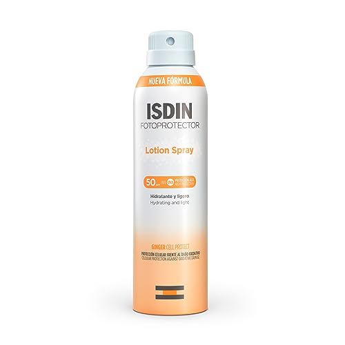ISDIN Fotoprotector Lotion Spray SPF 50 | Alta Sensación Hidratante, Rápida Absorción | 250ml