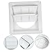 DOITOOL Pcs Magnetic Vent Cover Deflector Dryer Vent Airflow Mesh Louvered Cover Outdoor Exhaust Duct No Tools Needed