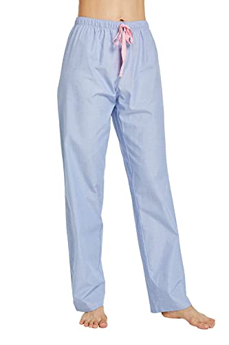 Image of CYZ Women's 100% Cotton Woven Poplin Sleep Pajama Pants