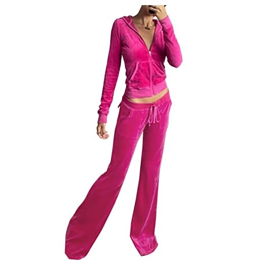 Women's 2 Piece Velour Tracksuit Set Heart Print Long Sleeve Zipper Hoodie Cropped Jacket and Sweatpants Y2K Sweatsuit Set (B-Pink, Medium)