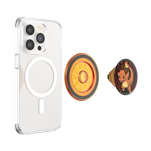 PopSockets Handygriff für MagSafe, magnetisch- Charmander Flamme – Ansicht 3