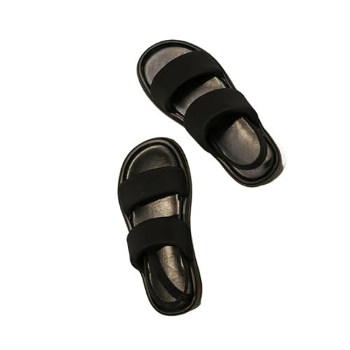 Womens Sandals Soft-surfaced thick-soled sandals for women for summer outdoor wear, simple and versatile casual sports beach sandals