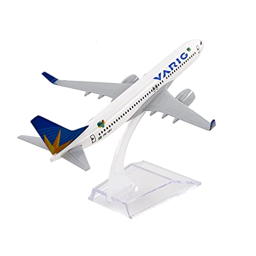 Modèle d'avion 737 VARIG en métal 16 cm résistant pour collection sans usure - 3