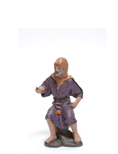 Triciclo Editores Pescador | Figuras de Acciones Cotidianas |Figuras de Belén |Serie 11cm| Diseñadas por José Luis Mayo |Decoración Navideña |Nacimiento
