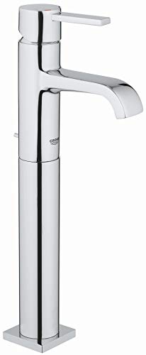 Grohe 32760000 Allure Single-Handle Pillar Tap High Body for Free-Standing Washbasins - chrome