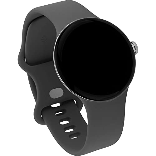スマホアクセサリー Google Pixel Watch Matte Black Wi-Fi Google Pixel Watch 2 Matte Black Smartwatch with Obsidian