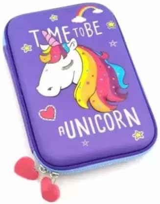 Crafty Cuddle 3D EVA Hardtop Pencil Case with Compartments - Kids Large Capacity School Supply Organizer Students Stationery Box for Kids (Unicorn) (B0D6YZSYVR) Amazon Price History, Amazon Price Tracker