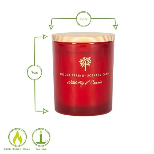 Nicola Spring Sage & Seasalt Scented Candle & Reed Diffuser Set - 130g Soy Wax Candle 21 Hour Burning Time Small Relaxing Fragrance Gift Set Aromatherapy 200ml Fragrant Diffuser - Image 6