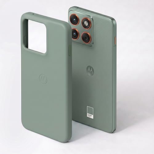 Image of Motorola Compatible with Moto Edge 70 Softmatte (TPEE) Back Cover Drop Tested Shock Proof Mobile Case for Men, Women, Boys and Girls with Camera Protection (Lily Pad)