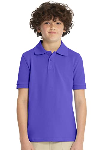 Image of Classroom Girls' Short SLV Pique Polo