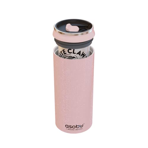 Asobu Multi Can Cooler Insulated Sleeve fits for Slim and Standard 12 Oz and 16 Oz Hard Seltzer, Soda, Beer or Energy Drinks and all standard size Beer Bottles - Glitter Pink)