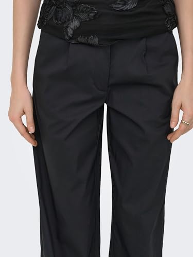 Pantalon femme JDYMIO JACQUELINE de YONG coupe ample fluide et pantalon droit léger