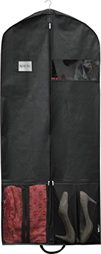Simplehousware 54-Inch Heavy Duty Garment Bag W/Pocket For Suits, Tuxedos, Dresses, Coats #TOP5
