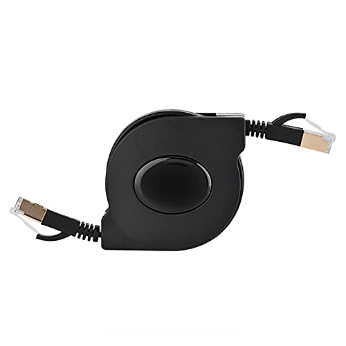 Xiuganpo Flaches CAT7-Ethernet-Patchkabel, 600 MHz Bandbreite, 10 Gbit/s, für Modem, Switch, Router, Vergoldet, 1,5 M