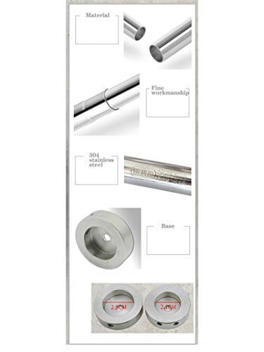 Tringle à rideau de douche extensible 60-110cm barre de penderie sans percer