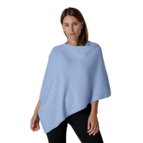 Poncho para mujer de cachemir puro un regalo exclusivo y sofisticado fabricado en Italia