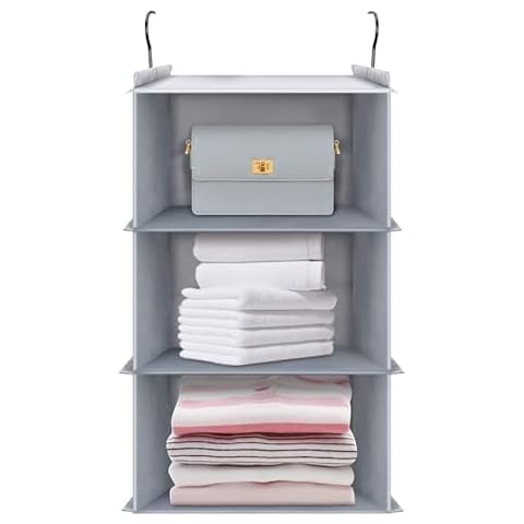 GoodSing 3-Shelf Hanging Closet Organizer Cover