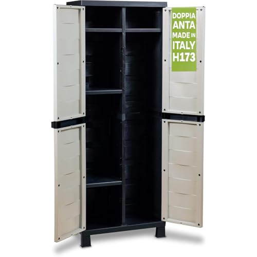 Armarios Resina Exterior 3 Puertas Marca BAKAJI