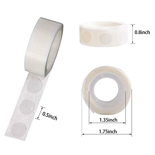 COLOGO 5000 PCS Glue Point Clear Balloon Glue Removable Adhesive Dots, 50 Rolls Double Sided Dots of Glue Tape for Scrapbook, Party, Wedding, Balloons Decoration - Image 3