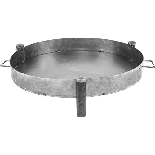 Browin - Palenisko Ogrodowe 80 cm z Surowej Stali - Solidne i Stabilne Palenisko Zewnętrzne - Idealne do Ogrodu i na Taras - Styl Rustykalny - 330490