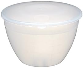 KitchenCraft KCPUD3 Plastic Pudding Basin with Lid, Large, 1.7 Litre (3 Pint)