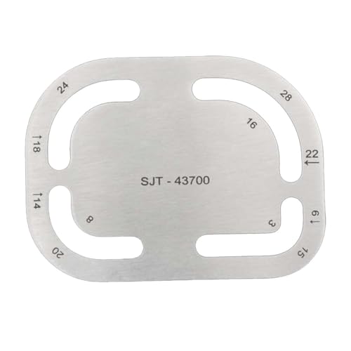 Edelstahl-Lineal mit abgerundeten Ecken, zum Schneiden von Lederarbeiten, zum Schneiden von Uhrenarmbändern und Gürtelschwanz, 2 mm dickes Filetierwerkzeug (B)