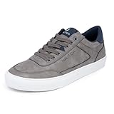 Nautica Men’s Casual Lace-Up Low-Top Fashion Sneaker, Lightweight Rubber Sole, Everyday Walking & Comfort Shoe-Jansen Grey Size-10