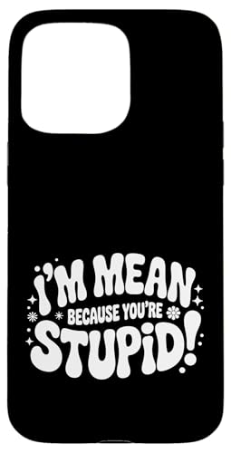 I'm Mean Because You're Stupid �ڗ�Ȕ�� |- �X�}�z�P�[�X iPhone 15 Pro Max �p