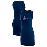 WEAR by Erin Andrews Women's x Gracie Hunt Navy Tennessee Titans Ribbed Tank Dress