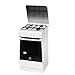 Indesit KN1G20S(W)/I, Cucina 50X50cm con Forno a gas, a Libera Installazione, 4 Fuochi a gas